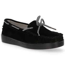 Bőr cipő Filippo DP1200 / 20 Bk fekete 2