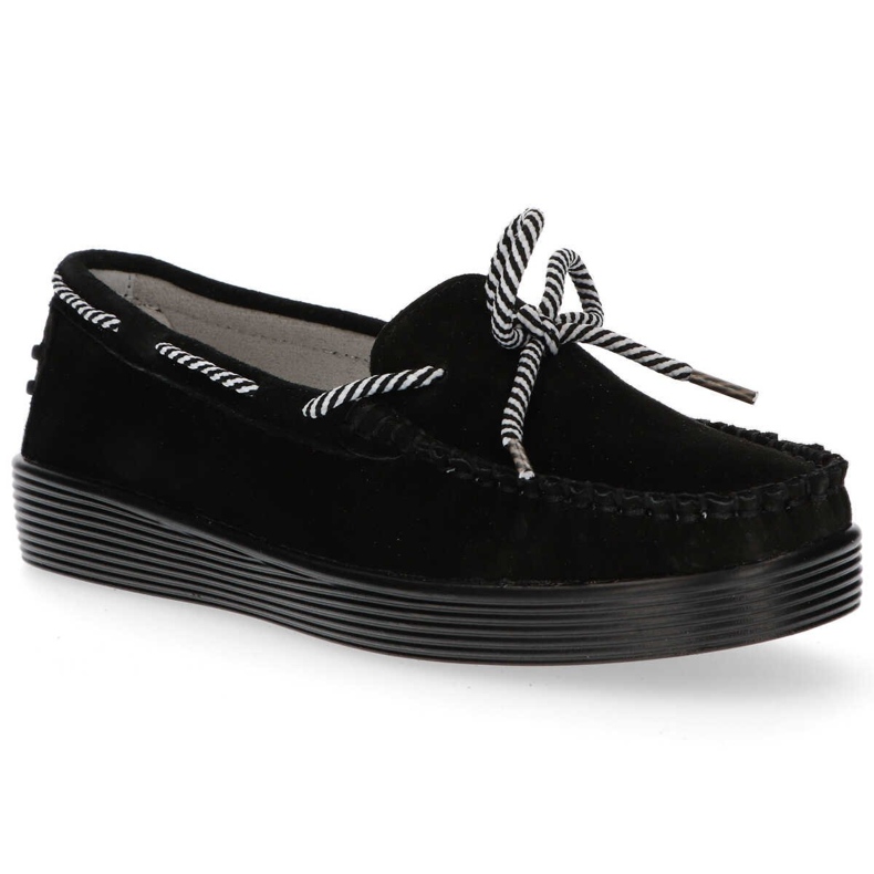 Bőr cipő Filippo DP1200 / 20 Bk fekete 2