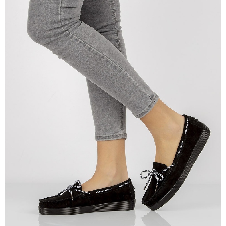 Bőr cipő Filippo DP1200 / 20 Bk fekete 1