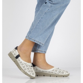 Bőr cipő Filippo DP1339 / 20 Wh fehér 1 Bőr cipő Filippo DP1339 / 20 Wh fehér 1