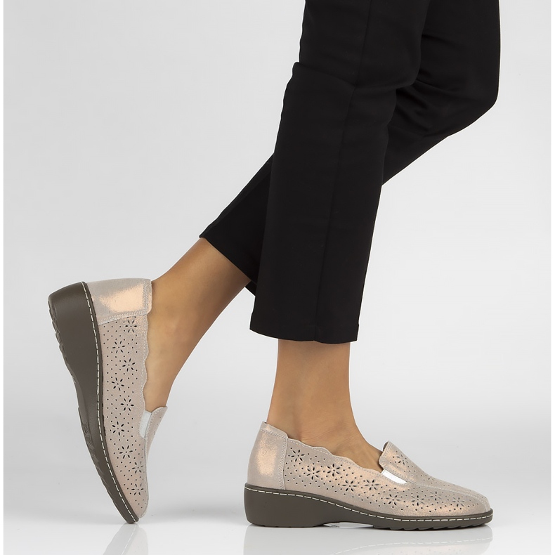 Filippo DP754 / 20 Go Gold cipő rózsaszín aranysárga sárga 2