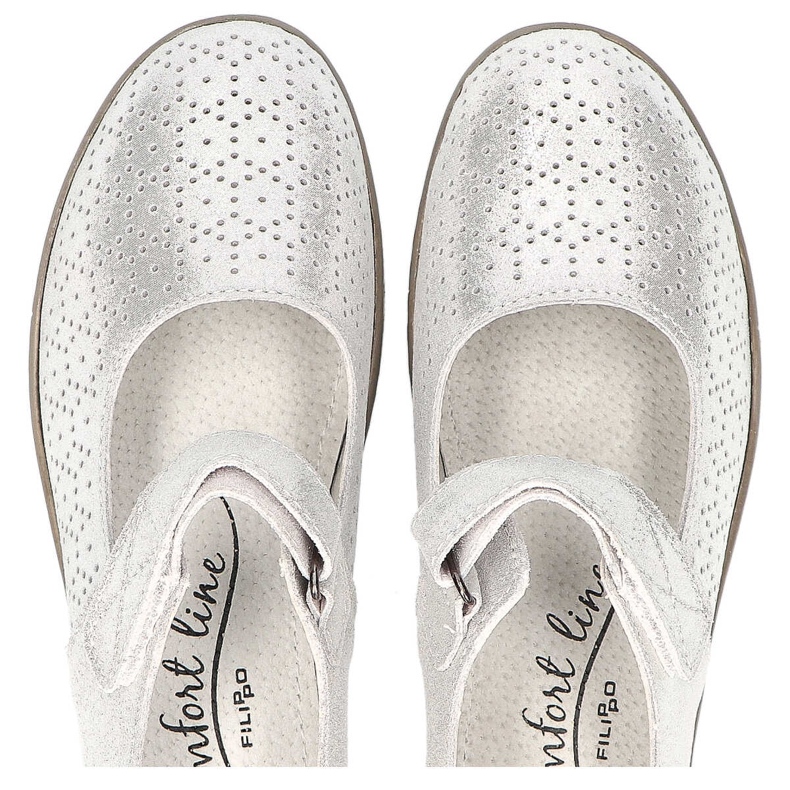 Filippo DP1319 / 20 Si Silver cipő ezüst szürke 1