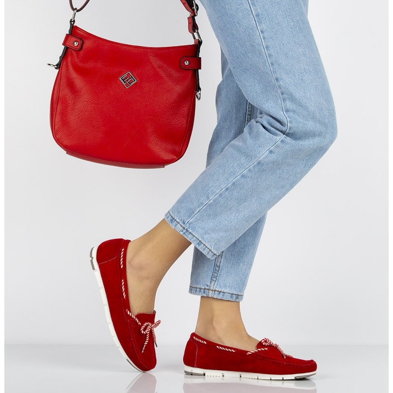 Piros Filippo DP1403 / 20 Rd bőrcipő 2