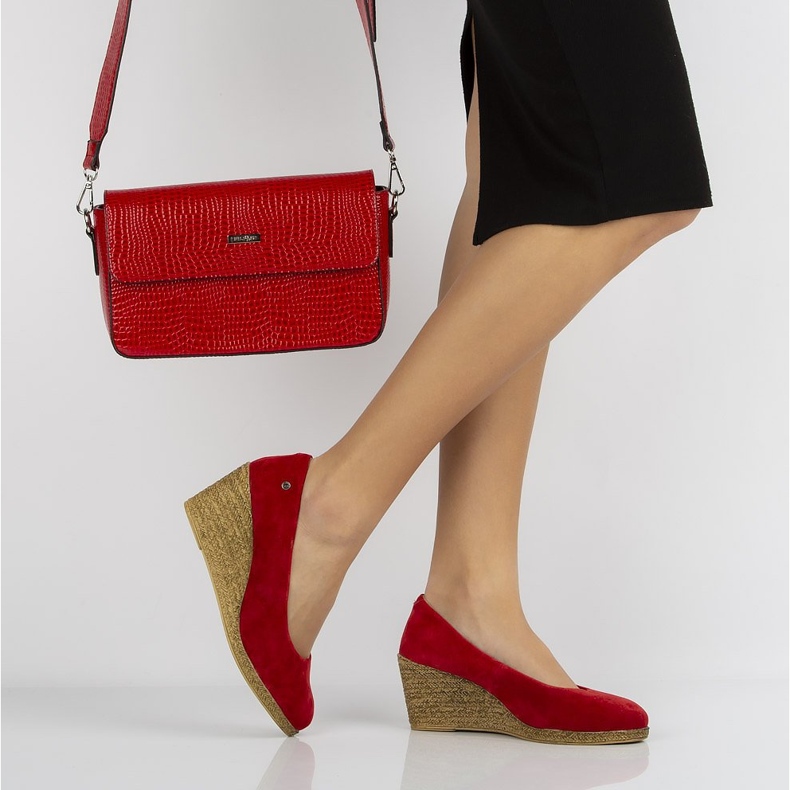 Piros Filippo DP1328 / 20 Rd bőrcipő sárga 1