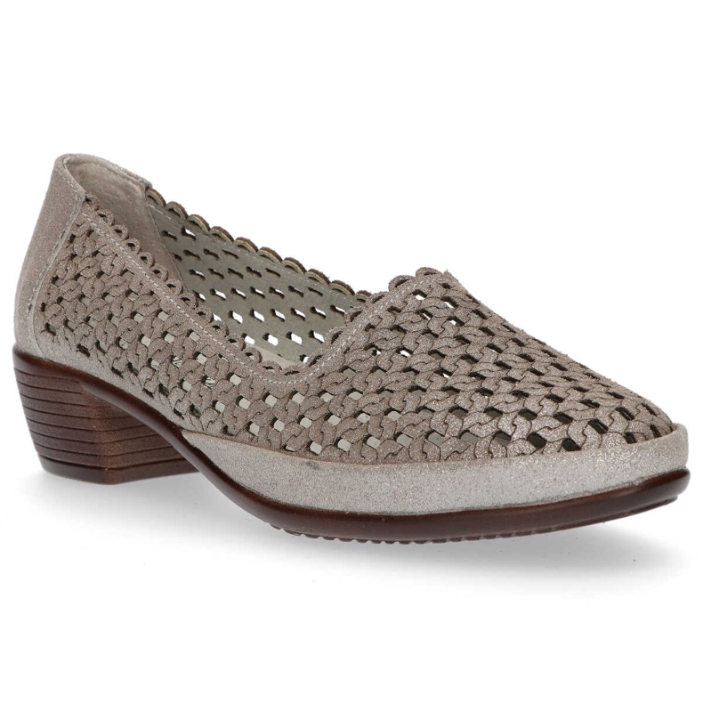 Bőr cipő Filippo DP748 / 20 Gr szürke 1