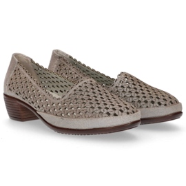 Bőr cipő Filippo DP748 / 20 Gr szürke 2