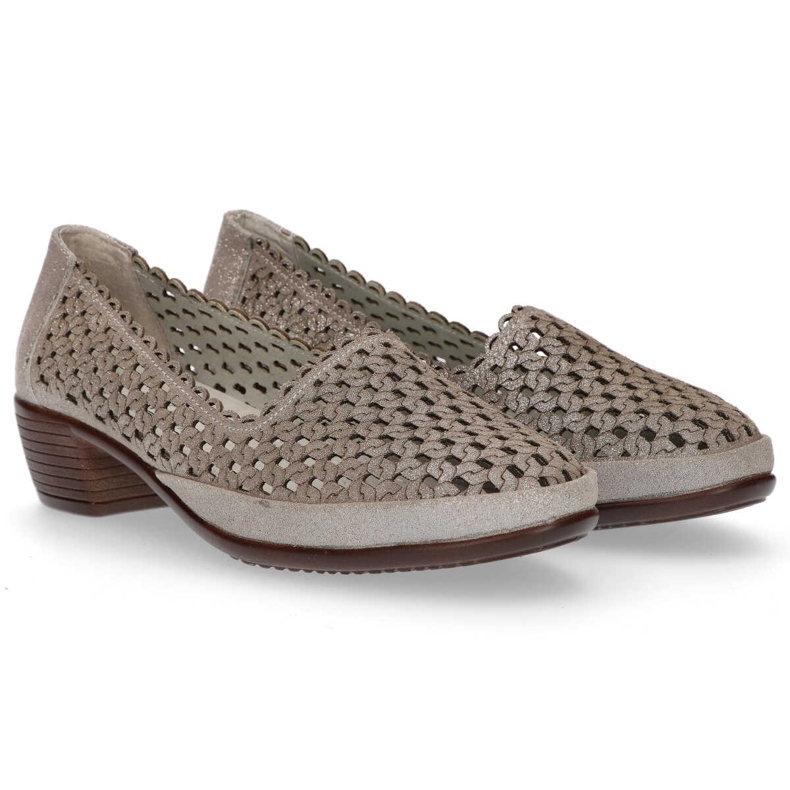 Bőr cipő Filippo DP748 / 20 Gr szürke 2