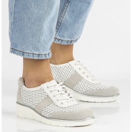 Bőr cipő Filippo DP028 / 20 Wh fehér 2 Bőr cipő Filippo DP028 / 20 Wh fehér 2