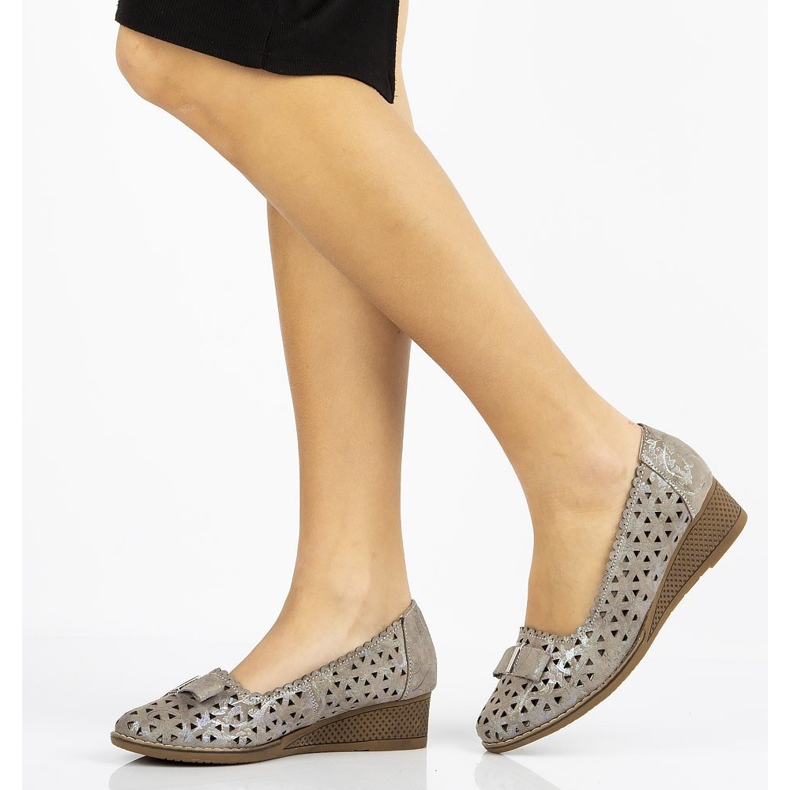 Bőr cipő Filippo DP752 / 20 Gr szürke 1 Bőr cipő Filippo DP752 / 20 Gr szürke 1