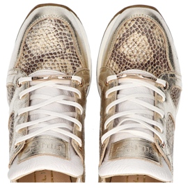 Filippo 460 Golden R2 fehér cipő aranysárga 1