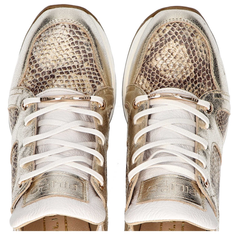 Filippo 460 Golden R2 fehér cipő aranysárga 1