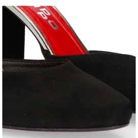 Filippo 2059 / OBL K-velúr szivattyúk fekete 2