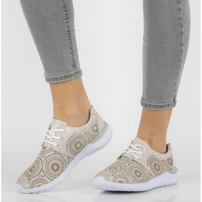 Bőr cipő Filippo DP201 / 20 Pi rózsaszín 1