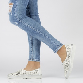 Filippo DP1400 / 20 Wh Fehér cipő khaki zöld 2 Filippo DP1400 / 20 Wh Fehér cipő khaki zöld 2