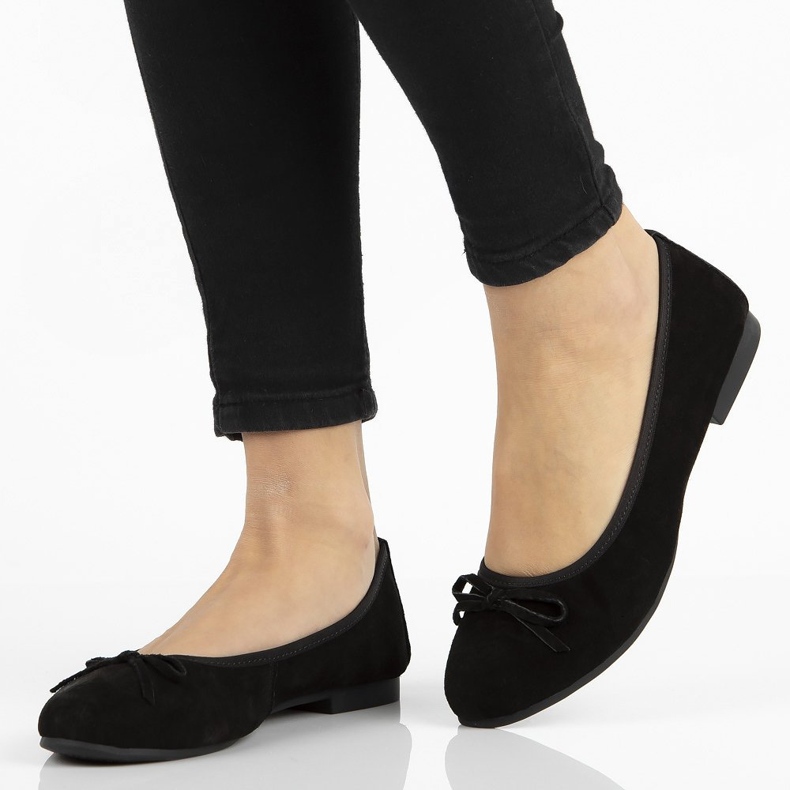 Bőr balerinák Filippo DP1231 / 20 Bk fekete 1 Bőr balerinák Filippo DP1231 / 20 Bk fekete 1