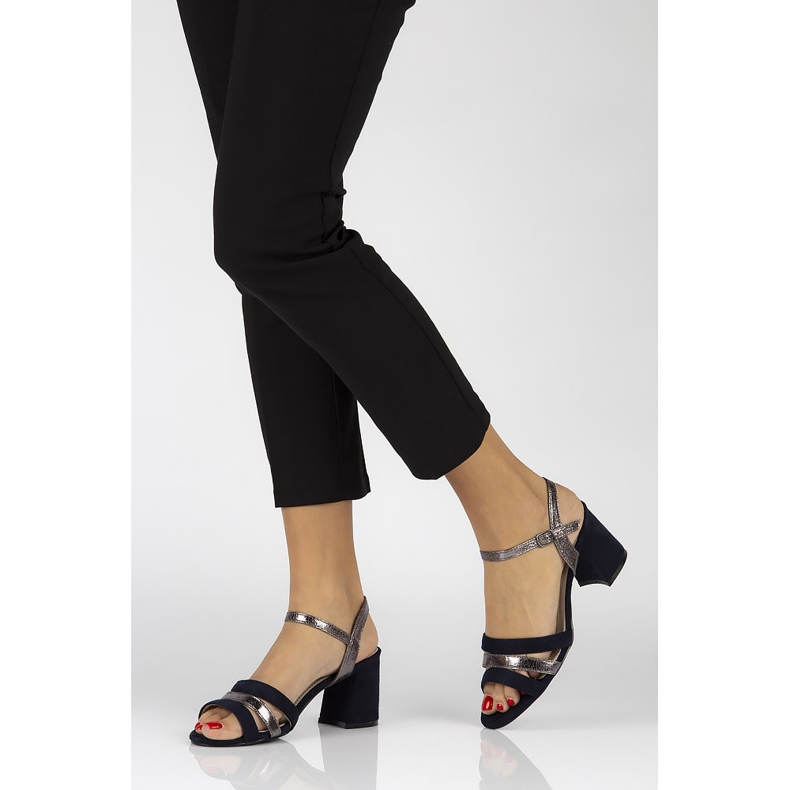 Filippo DS1284 / 20 Nv sötétkék szandál 1