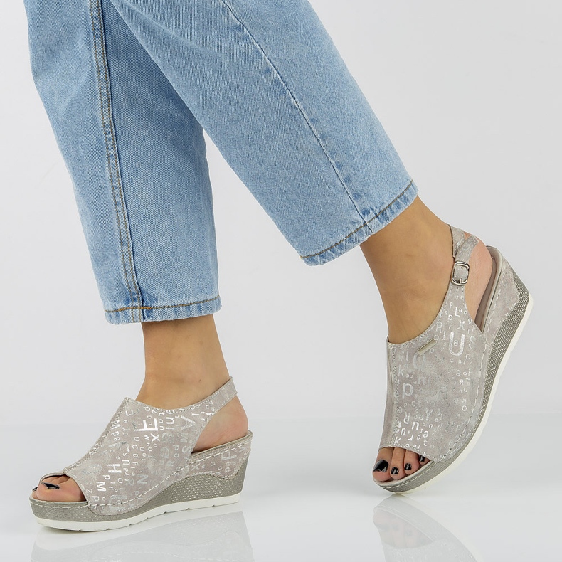 Filippo DS758 / 20 Gr Szürke szandál 1