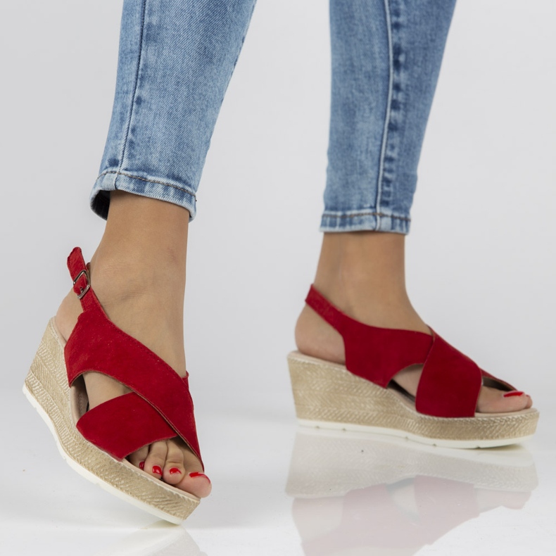 Filippo DS1331 / 20 Rd piros szandál 2