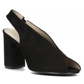 Filippo DS1292 / 20 Bk Fekete szandál 2