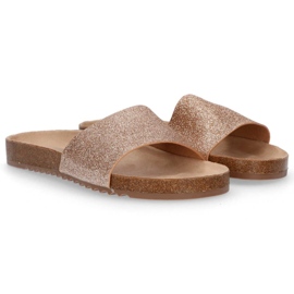 Filippo DK1373 / 20 Go Gold papucs aranysárga 1