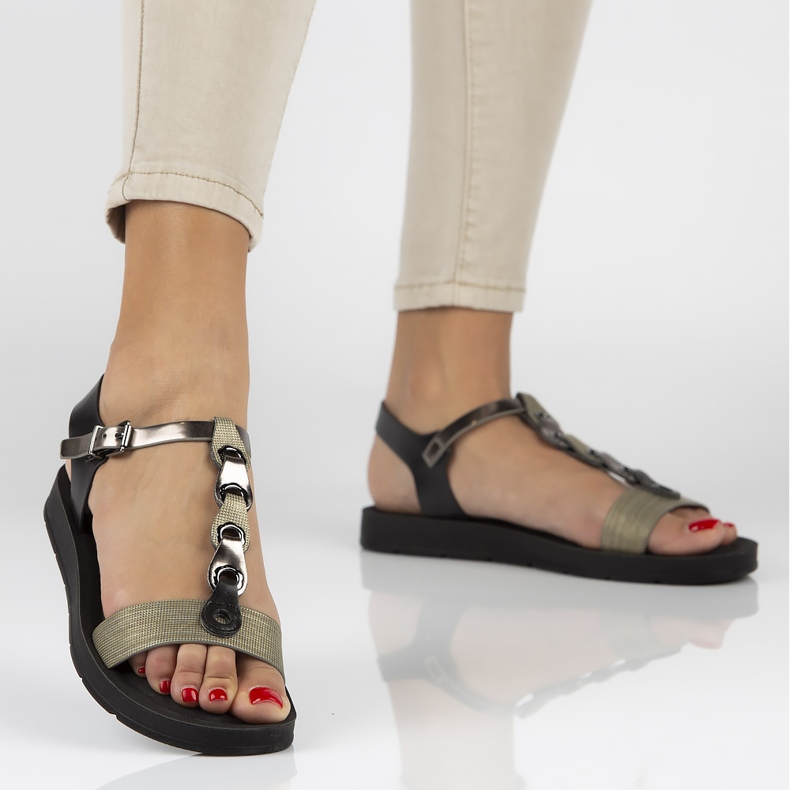 Filippo DS1300 / 20 Bk Fekete szandál 1