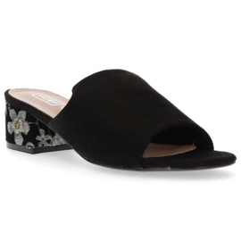 Filippo DK1359 / 20 Bk fekete papucs 2