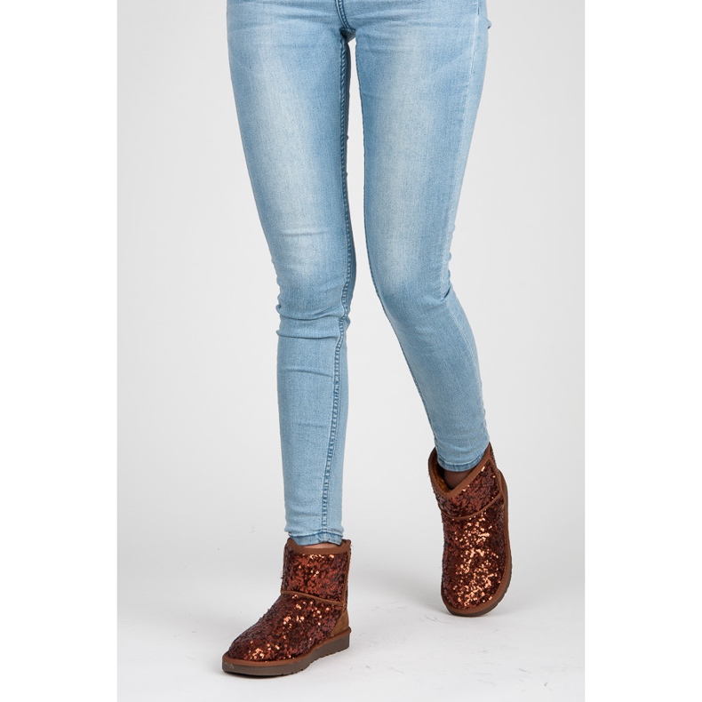 Torna Fényes muklukok barna 2