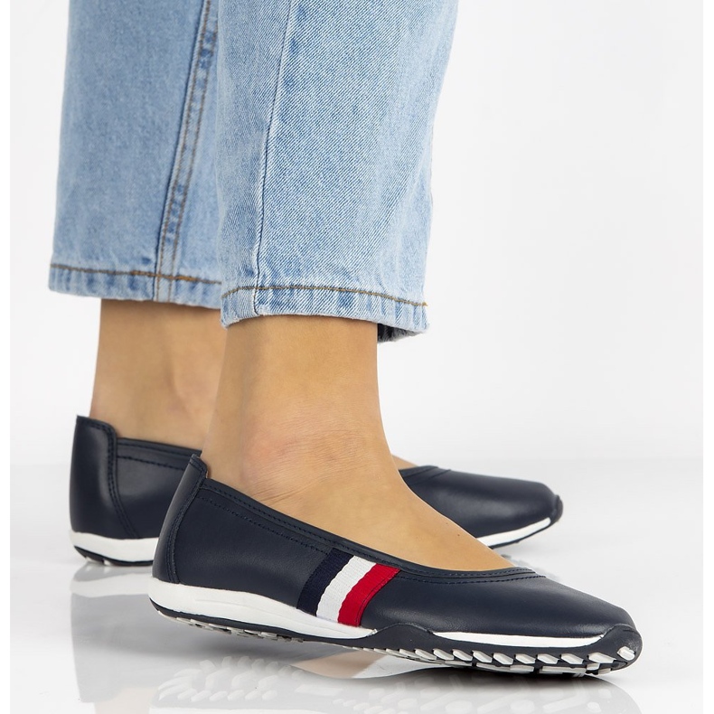 Bőr cipő Filippo DP2063 / 21 Nv sötétkék 2