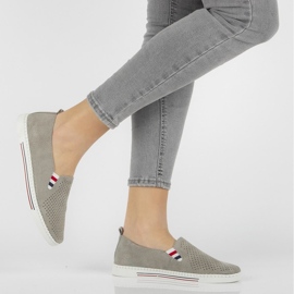 Bőr cipő FILIPPO DP1272 / 21 Gr szürke 1 Bőr cipő FILIPPO DP1272 / 21 Gr szürke 1