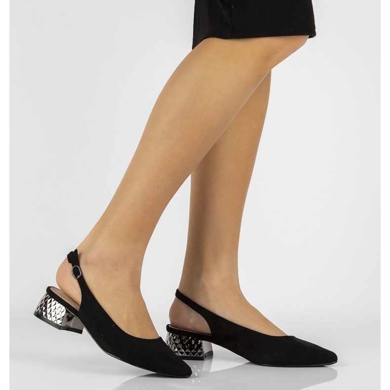 FILIPPO DP2095 / 21 Bk Fekete magassarkú 1