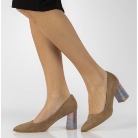 FILIPPO DP2324 / 22 Bézs magassarkú 1