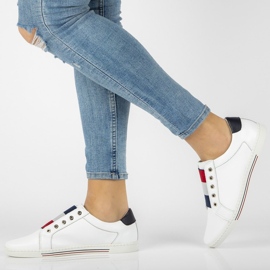 Bőr cipő Filippo DP2155 / 21 Wh fehér 1 Bőr cipő Filippo DP2155 / 21 Wh fehér 1