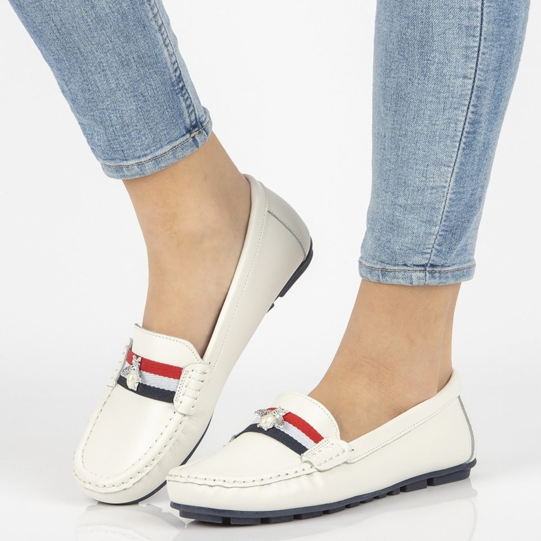 Bőr naplopók Filippo DP1406 / 21 Wh fehér 1