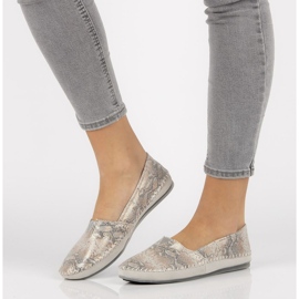 Bőr cipő Filippo DP031 / 21 Gr szürke 1