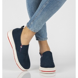 Bőr cipő Filippo DP2009 / 21 Nv sötétkék 1