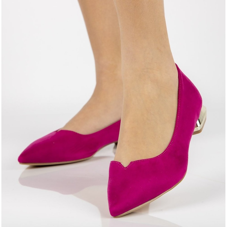 Magas sarkú cipő FILIPPO DP2091 / 21 Fh rózsaszín 2