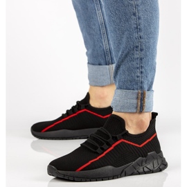 Férfi tornacipő Filippo MTN2291 / 21 Bk Rd fekete piros 1
