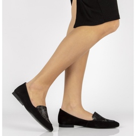 Bőr naplopók Filippo 04958 fekete 1