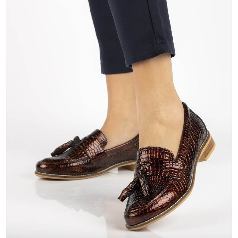 Bőr naplopók Filippo DP2161 / 21 Br barna 1