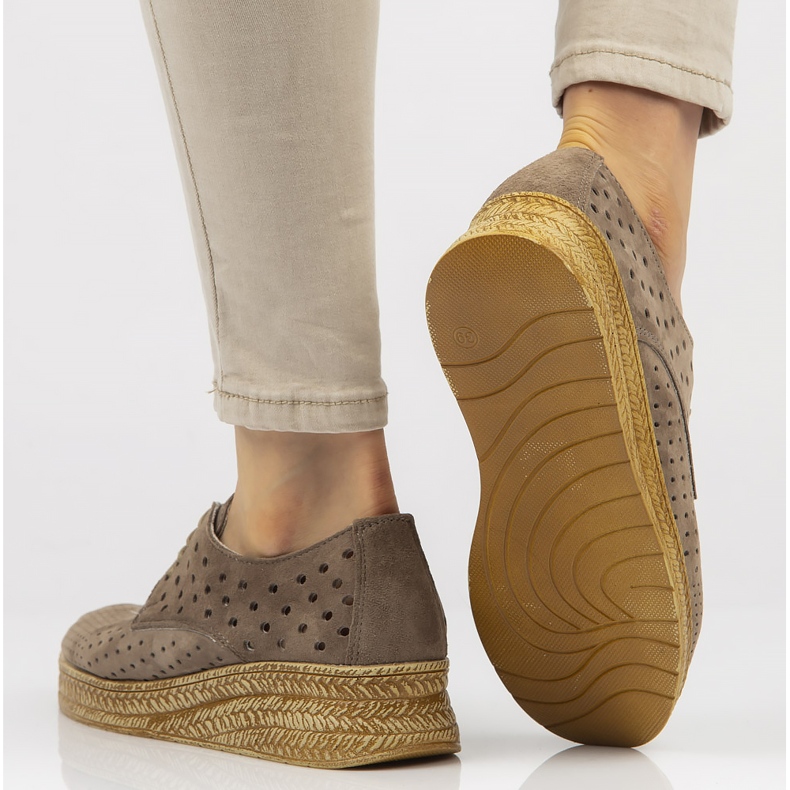 Bőr cipő Filippo DP2162 / 21 Sd barna 1