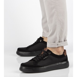 Bőr cipő Filippo MP2398 / 21 Bk fekete 2