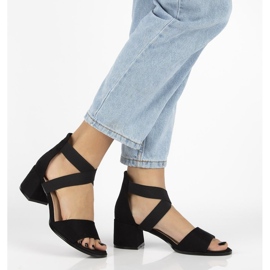 Filippo DS2093 / 21 Bk fekete szandál 2