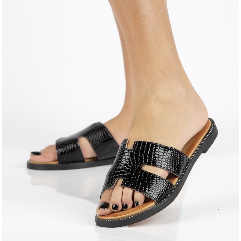 Filippo DK2100 / 21 Bk fekete papucs 1