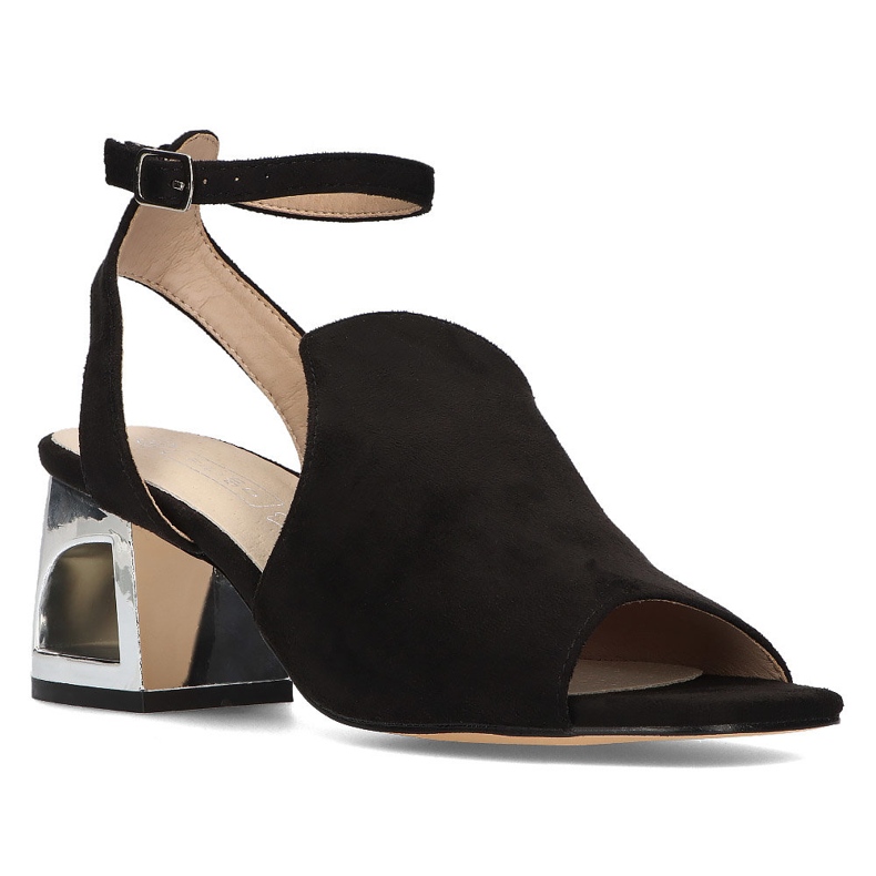 Fekete Filippo DS2107 / 21 Bk sarkú szandál 1