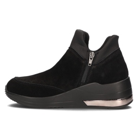 Bőr csizma Filippo DBT3029 / 21 Bk fekete 1