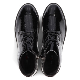 Fekete Filippo DBT3207 / 21 Bk csizma 1