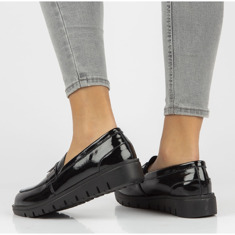 Bőr cipő Filippo DP3204 / 21 Bk fekete 1