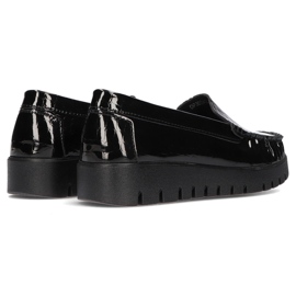 Bőr cipő Filippo DP3024 / 21 Bk Cr fekete 2 Bőr cipő Filippo DP3024 / 21 Bk Cr fekete 2