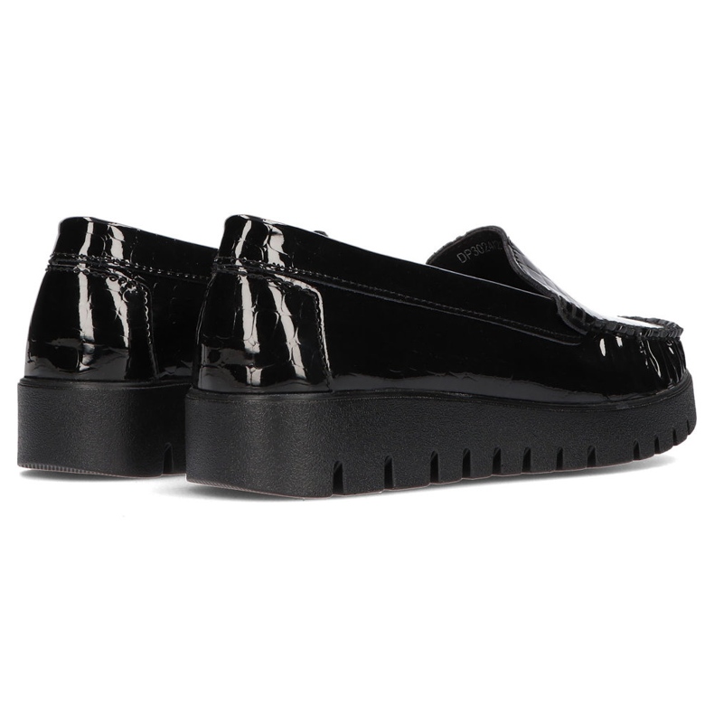 Bőr cipő Filippo DP3024 / 21 Bk Cr fekete 2 Bőr cipő Filippo DP3024 / 21 Bk Cr fekete 2