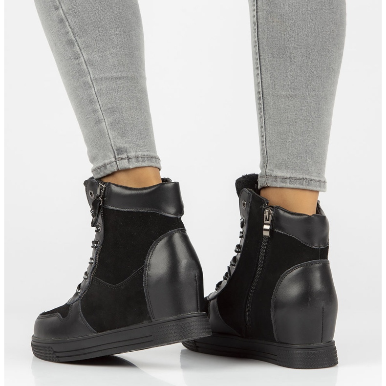 Bőr Filippo DBT3148 / 21 Bk Fekete csizma 1